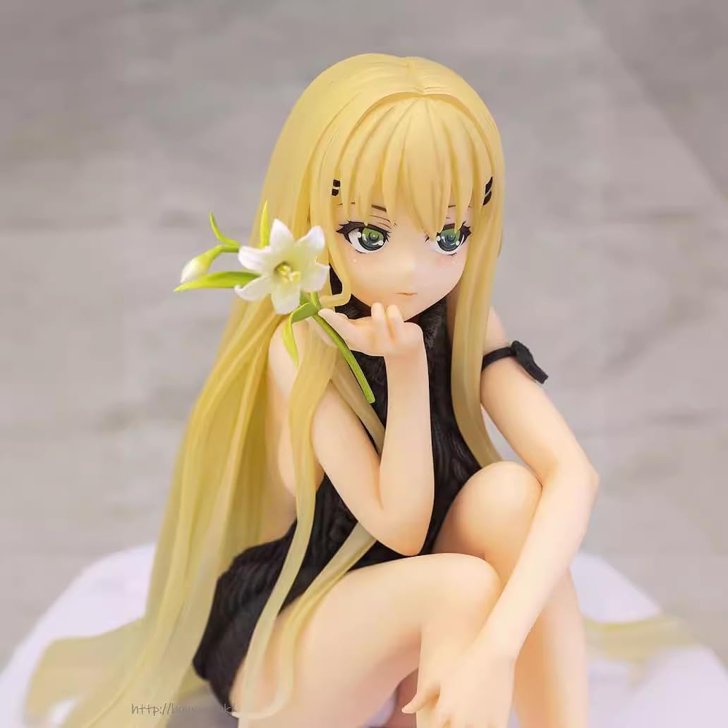 Newly Kannagi Yuuri Figure Sitting Kannagi Yuuri Action Figures 14cm/5.5inch Handmade PVC Anime Cartoon Manga Character Model Collectible Craft Gift
