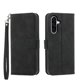 thumbnail image 1 of Funda Tipo Billetera para Samsung Galaxy A56 Carcasa Abatible con Porta Tarjetas, Bolsillo para Efectivo, Soporte Ajustable, Cierre Magnético y Correa de Muñeca Negro, 1 of 6