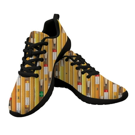 

Trendy Sunflower Flower Rose Design Black Platform Sneakers Comfortable And Breathable Summer Sneakers Casual Shoes