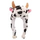 thumbnail image 1 of Gorro de peluche con orejas de vaca, cálido y con cuerno de vaca, decorativo para mujer., 1 of 7