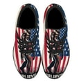 thumbnail image 2 of Bigfoot Believe American flag Shoes Sneakers Black Size 12, 2 of 7