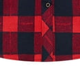 thumbnail image 7 of JUUYY Men's Flannel Shirt Regular Fit Long Sleeve,Casual Button Down Plaid Flannel Shirt for Men Red XXXL, 7 of 7