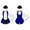 Royal Blue, variant on TiaoBug Girls Halloween Circus Ringmaster 4Pcs Costume Sleeveless Leotard Dress with Hat Magic Wand Gloves Sets Black 14