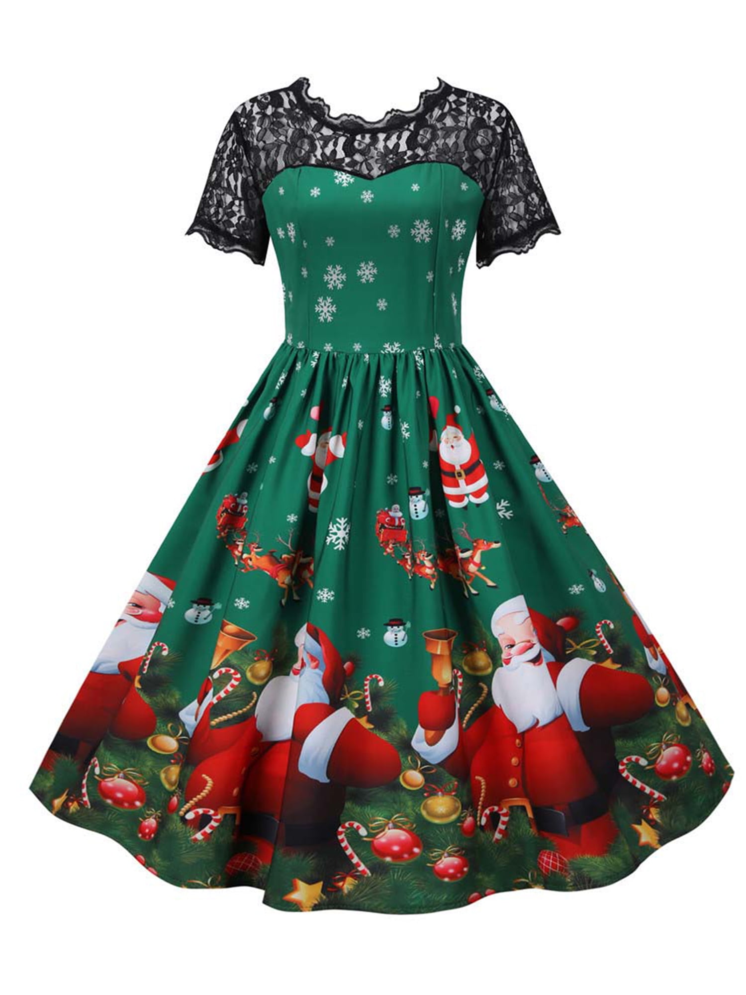 womens christmas skater dress
