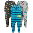 thumbnail image 1 of Pijama con pies para bebés varones Simple Joys by Carter's 18 Months, 1 of 4