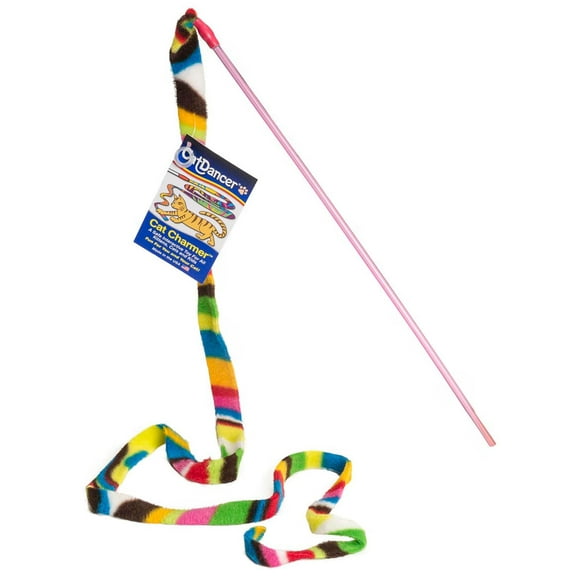 Encantador interactivo para gatos y bailarines con varita de policarbonato