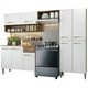 thumbnail image 1 of Cocina Integral Completa Madesa Emilly Sin Tarja 229Cm - Marrón/Blanco, 1 of 11