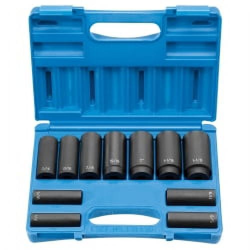 Grey Pneumatic 1/2" Drive 11 Piece Deep Set - 8 Point