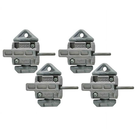 (4 Pack) Sea Rail Shipping Container Manual Twist Lock Large Seat Left-Right Handlocking