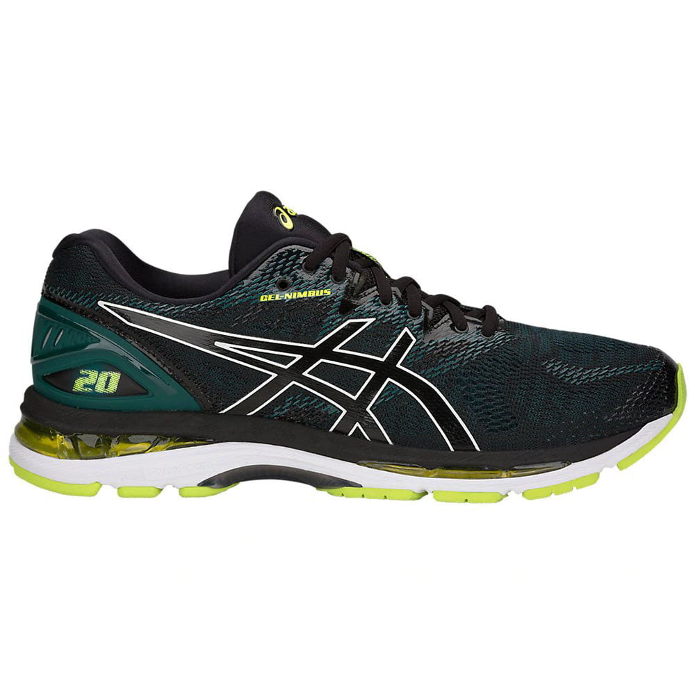 ASICS Gel-Nimbus 20 Men's Running Shoe, Black/Neon Lime, 10.5 D(M) US ...