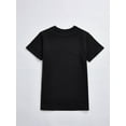 thumbnail image 2 of Girls' Gymnastics T-Shirt, Casual Knit Cotton Tee, Short Sleeve, Round Neck, Summer Fashion, Letter Print, Comfort Fit, Youth Sports Apparel, 2 of 6