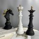 thumbnail image 4 of 3 Pcs/Set Resin International Chess Figurine Modern Interior Decor Office Living Room Home Decoration Accessories My Lux Decor Round, 4 of 6