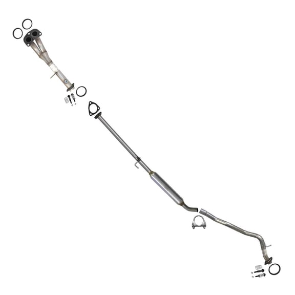 Northeastern Exhaust Stainless Steel Front Pipe & Resonator Fits 1997–2001 Honda CR-V 2.0L – Direct Fit