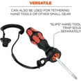 Ergodyne Coiled Lanyard with Clamp End, No Snag Design, Easily Attaches