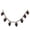 No lights, variant on Halloween Glowing Skull Garland, 6 Feet Light Up Skeleton Head Hanging Decor with 7 Red LED Eyeballs, Realistic Plastic Chain Links Pendant for Fireplace Mantel Wall Yard Haunted House Party Supply