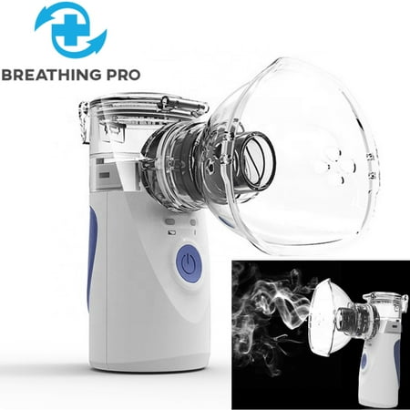 Portable Nebulizer - Handheld Mesh Atomizer Device - Home Daily Use Personal Steamer - AKA Nebuliser - Ultra Sonic Soothing
