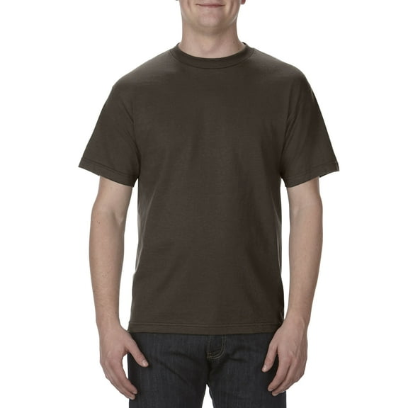 AL1301 American Apparel Adult 6.0 oz., 100% Cotton T-Shirt Dark Chocolate S