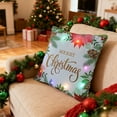 thumbnail image 4 of RXIRUCGD LED Light Up Christmas Throw Pillow Cover With Colorful Lights And Festive Patterns Soft Fluffy Pillowcase Holiday Decor For Sofa Bed Living Room Seasonal Celebration, 4 of 6