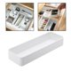 thumbnail image 5 of Caja divisoria organizadora de cajones de mesa, cesta de basura ligera, caja de almacenamiento apilada portátil duradera para gabinete, utensilios de Largo Soledad Estuche de almacenamiento, 5 of 10