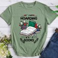 thumbnail image 1 of No es acaparamiento si es una camiseta de libro Verde oliva XXXL FLhrweasw Para estrenar, 1 of 1