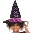 thumbnail image 2 of Amscan Child Sparkle Light Up Witch Costume, 2 of 4