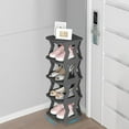 thumbnail image 3 of Todaioua 5 Tier Shoe Rack Organizer for Entryway, Bedroom, Closet - Sturdy Narrow Shoe Storage Cabinet, Multifunctional Shelves for Home, Easy Assembly, Durable Design, 3 of 5