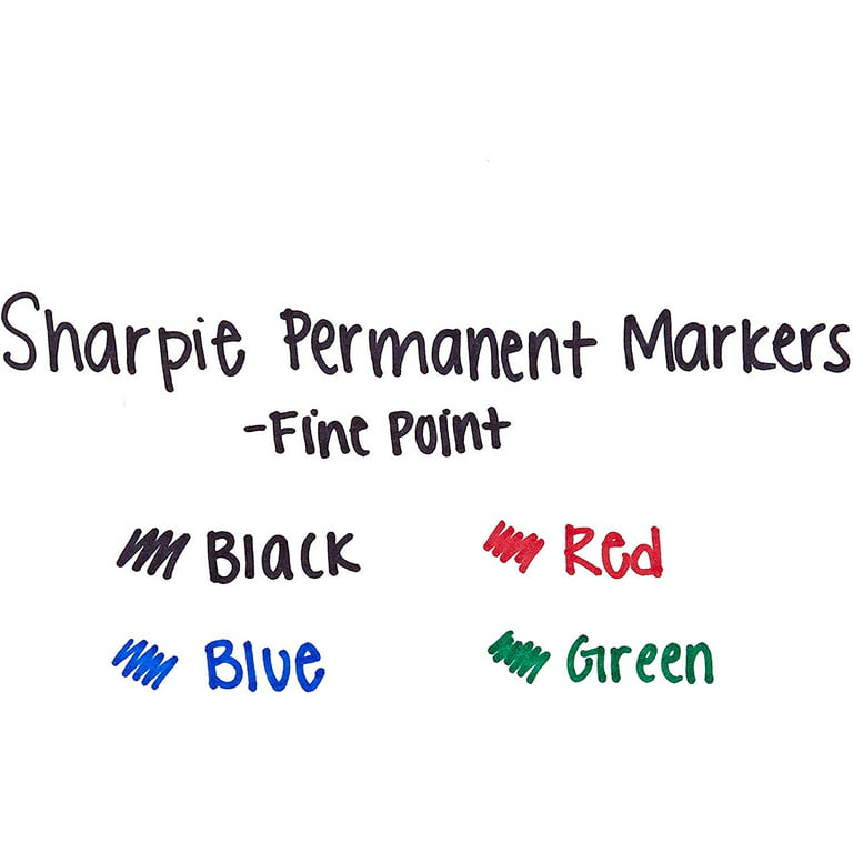 New Sharpie 30034 Permanent Marker Fine Point Green 12-PACK