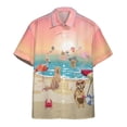 thumbnail image 5 of Camisa hawaiana de dibujos animados para hombre, blusa para hombre, estampado informal de perros en 3D, camisetas casuales de manga corta para hombre, ropa de calle de verano, 5 of 5