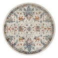 thumbnail image 3 of Unique Loom Budapest Collection Area Rug - Szechenyi (5' 1" Round Ivory/Gold), 3 of 7
