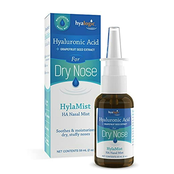 Hyalogic HylaMist Nasal Spray Hyaluronic Acid Nasal Mist Spray Bottle