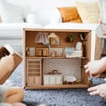 thumbnail image 5 of 1pc Practical Miniature Wooden Bookshelf Simulation Durable Mini House Accessory, 5 of 5