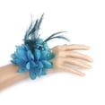 thumbnail image 4 of Broche de s para el pelo, alfiler, de flores, decoración para el cabello, muñequera, fiesta de boda, nuevo Zulema Broche de cuentas de plumas, 4 of 8