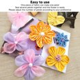thumbnail image 4 of Juego de fabricante de flores de tela ANGGREK resina amarillo verde naranja, 4 of 8