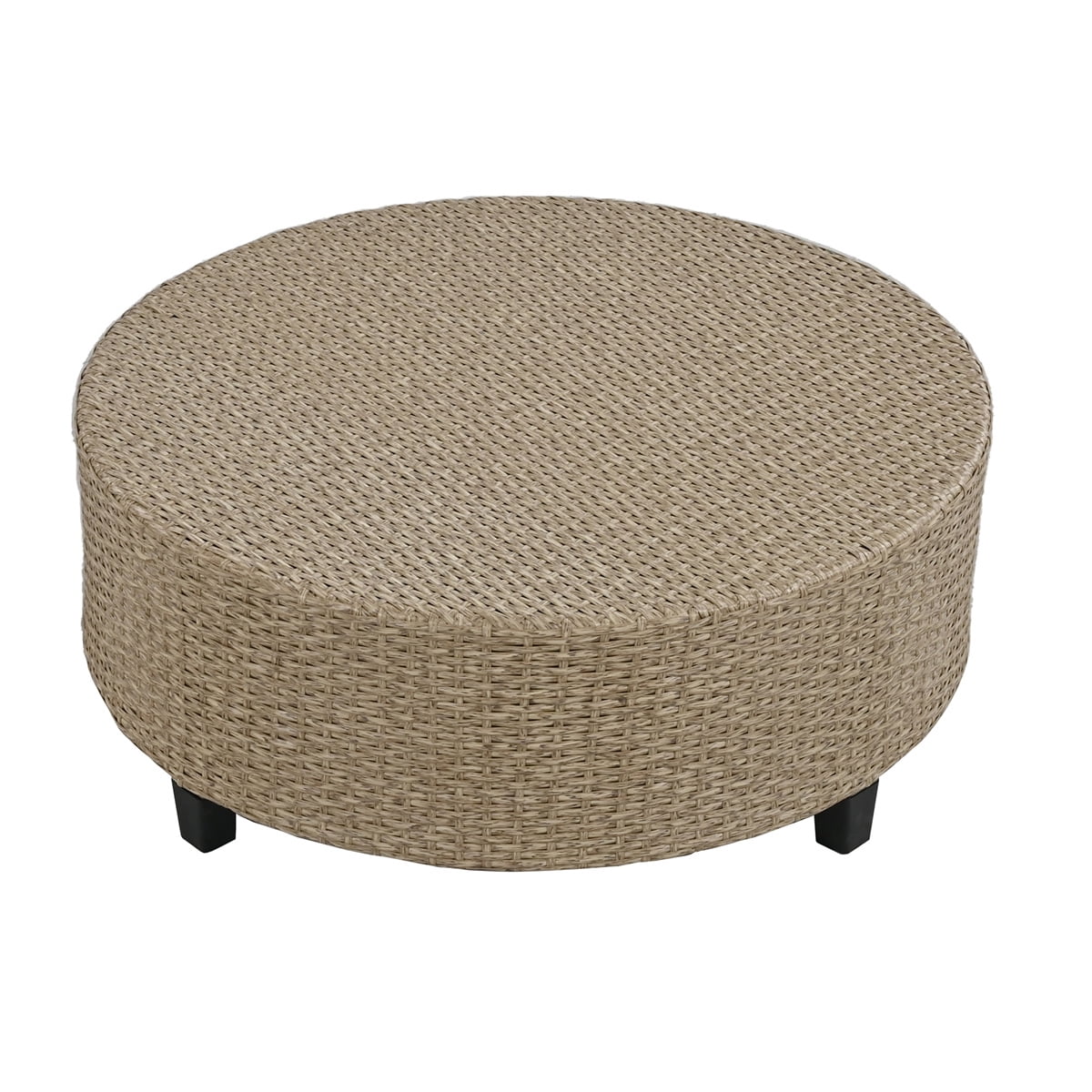 Highsound 9 Piece Patio Furniture Sectional Set, Outdoor All-Weather PE Rattan Wicker Conversation Set, Garden Sofa Set with Coffee Table and Couch Cushions