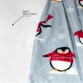 thumbnail image 5 of Gogreen Christmas Fleece Throw Blankets for Couch & Bed - Lightweight Plush Cozy Fuzzy Soft Blankets and Throws for Sofa, Christmas Penguin, 108x90 Inches, 5 of 7