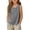 Black, variant on Maean Girl's Cotton Linen Tank Top Plaid Crew Neck Sleeveless Shirts Summer Lightweight Breathable Beach Clothes