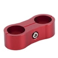 thumbnail image 4 of Hose Clamp, Length 44mm Hose Bracket Fitting, Durable 6AN Reusable Oil Line For Fuel Hose Red, 4 of 8