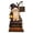 E, variant on ShaoXinWan Halloween Ghost Pumpkin House Wooden Tabletop Ornament, 2D Spliceable Decor Sign, Festive Accent for Dining Table Cabinet Bookshelf Decor