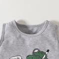thumbnail image 6 of Otqutp Bodysuits for Toddler Beach Outfits Kids Boys Clothes Summer Outfits Dinosaur Vest T Shirt Tops Shorts Set, 6 of 9