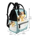 thumbnail image 2 of Daiia Cute Dog In Bathtub Large Capacity Baby Bag Waterproof Stylish Diaper Bag Mummy Backpack Adjustable Straps Diaper BagBaby Essentials Bag, 2 of 6