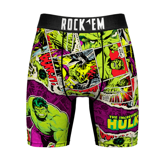 Rock 'Em Boxer Briefs - Marvel Hulk Off Panel