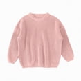 thumbnail image 4 of Godom Toddler Baby Girl Boy Oversized Sweater Long Sleeve Crewneck Sweatshirt Warm Fall Winter Knit Pullover Tops, 4 of 7