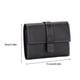 thumbnail image 2 of Sonducket Monedero de cuero para mujer, reemplazo Rectangular, tres pliegues, Color sólido, cierre con cremallera, elegante carpeta de fotos, Carteras Negro, 2 of 6
