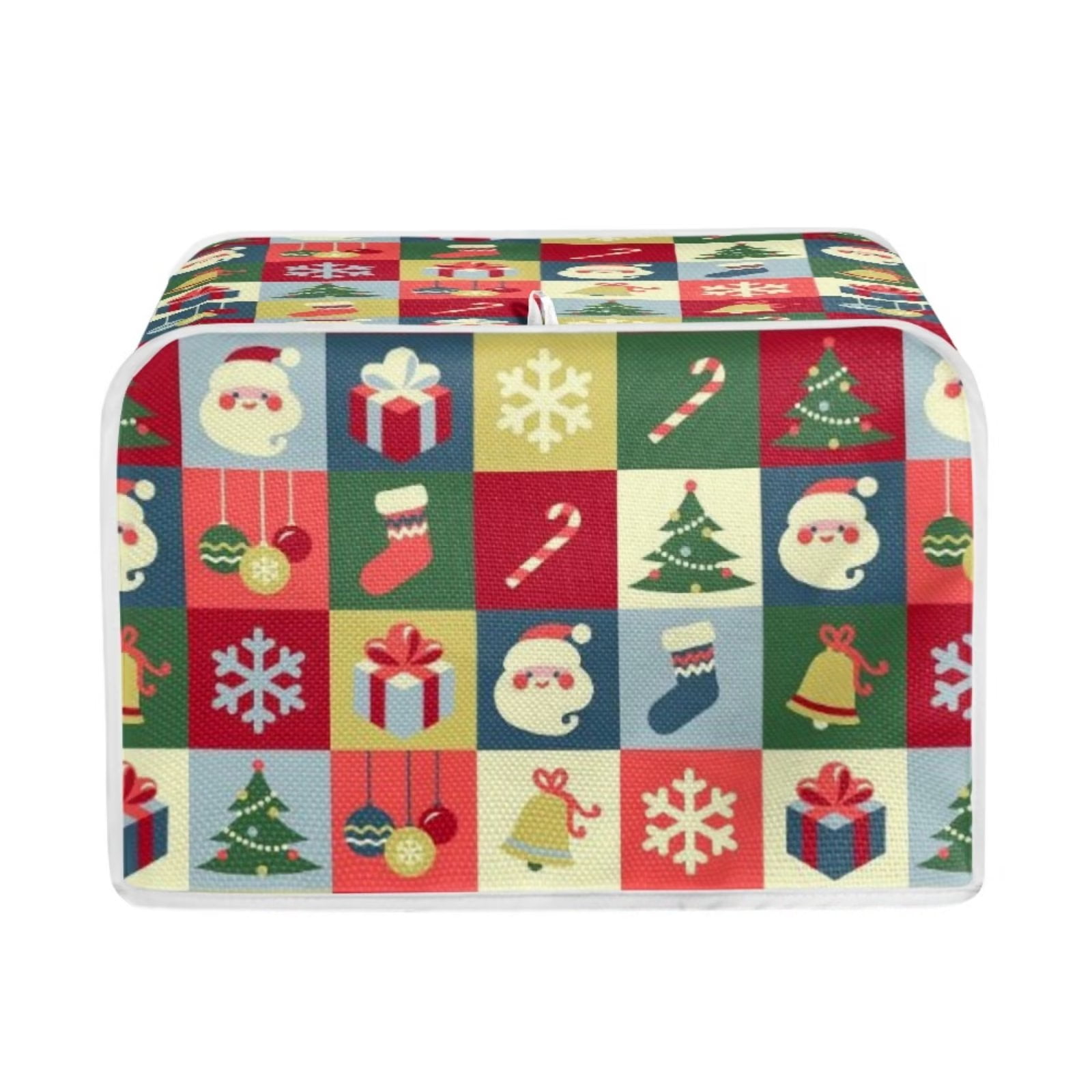 Renewold 2 Slice Toaster Cover for Christmas Theme Kitchen Appliance