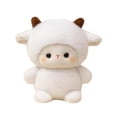 thumbnail image 2 of Adorable Lamb Plush Toy Super Soft Fluffy Stuffed Animal Sheep, Cute Wool Plushie for Bedroom Shelf Decor, Easter Back to School Birthday Graduation Gift, 2 of 3