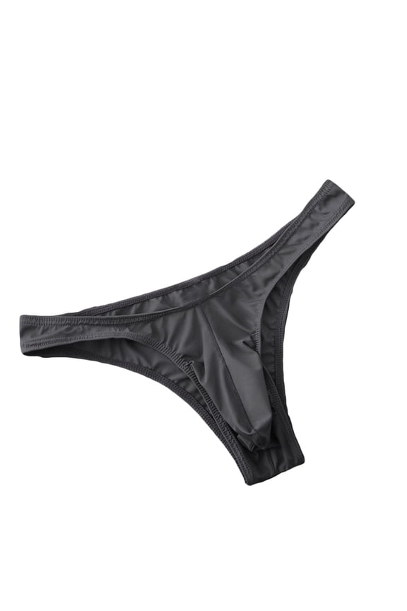 Clearance Clothes Under $5 TMOYZQ Mens Thong Low Waist Bikini Underwear Seamless G String Thong Soft Stretch Tagless Swimming Briefs Breathable T-Back Underpants with Support Pouch