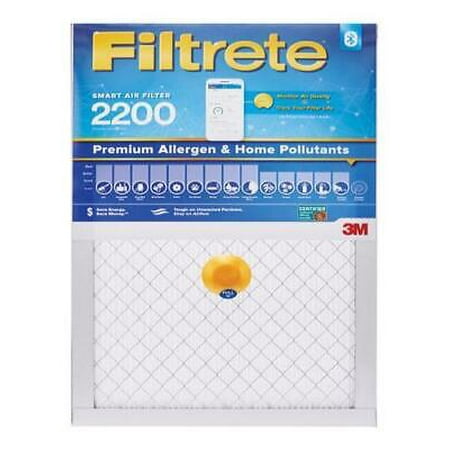 

3M Filtrete 20 in. W X 30 in. H X 1 in. D Fiberglass 13 MERV Pleated Smart Air Filter (Pack of 4)