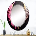 thumbnail image 4 of DESIGN ART Designart 'Pink,Gold And Black Angel Wings III' Printed Wings Angel Wall Mirror 24in.x36in., 4 of 5