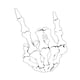 thumbnail image 4 of Calcomanía de mano para usar en computadora portátil, automóvil, camión, Blanco, 4 of 9