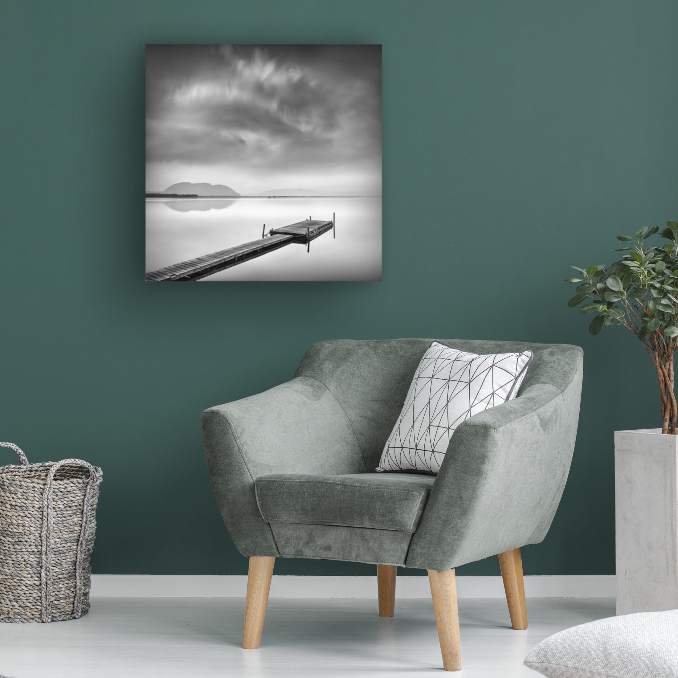 Canvas Wall Art - George Digalakis 'Tranquillity' Wall Art for Living Room, Bedroom, or Office Décor by Trademark Fine Art - 35 x 35 Inches